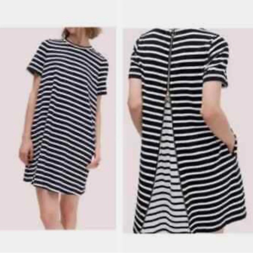 Kate spade, stripe, zip back knit dress size small - Picture 1 of 11